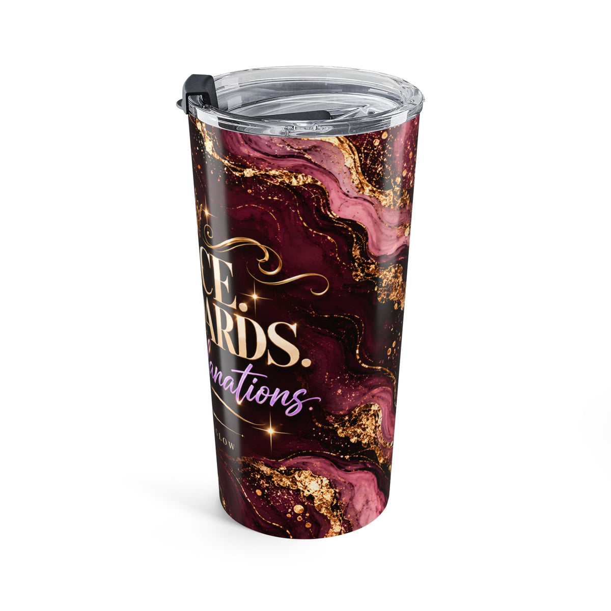Peace. Standards. No Explanations. 20oz Tumbler | HustleAndGlow