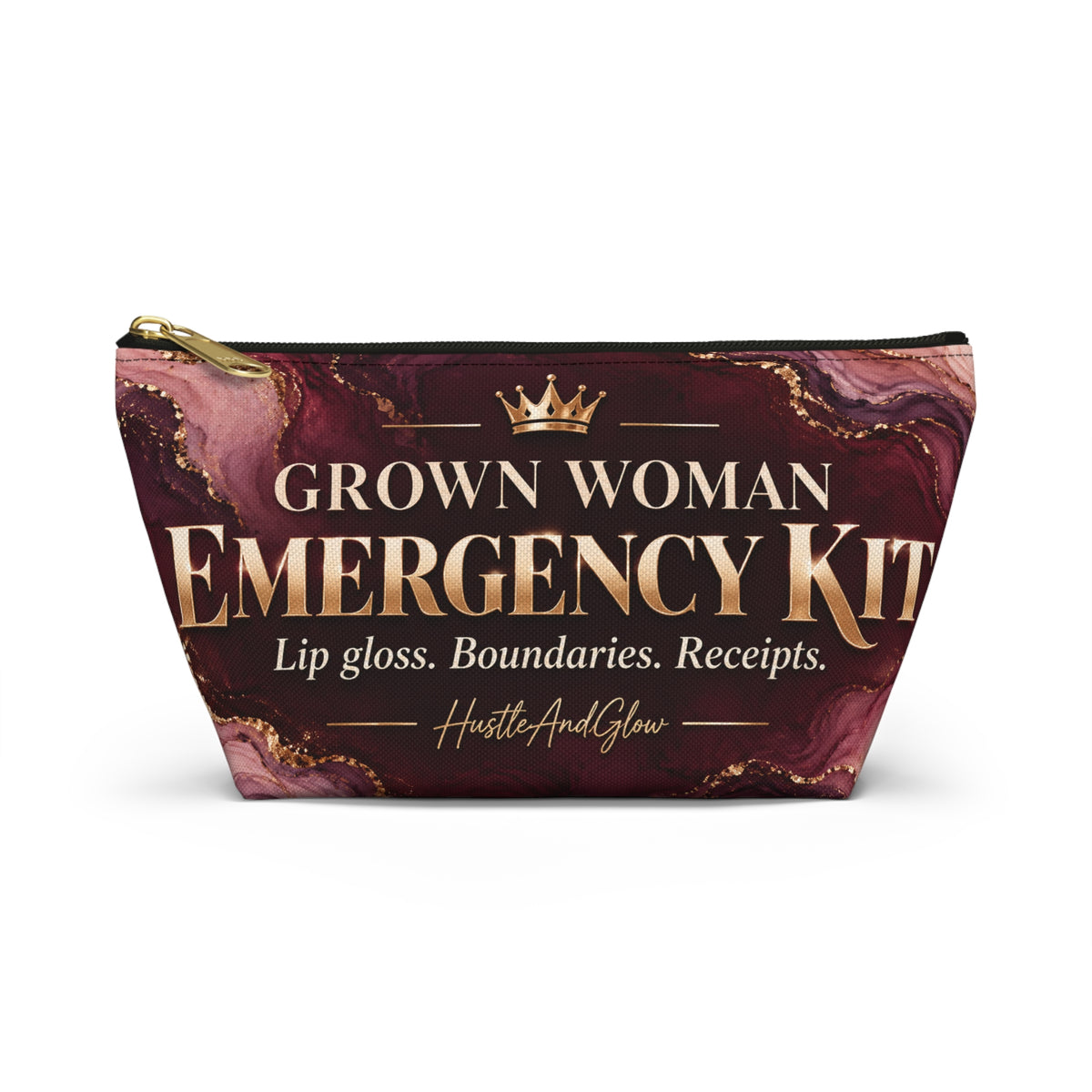Grown Woman Emergency Kit Accessory Pouch | HustleAndGlow