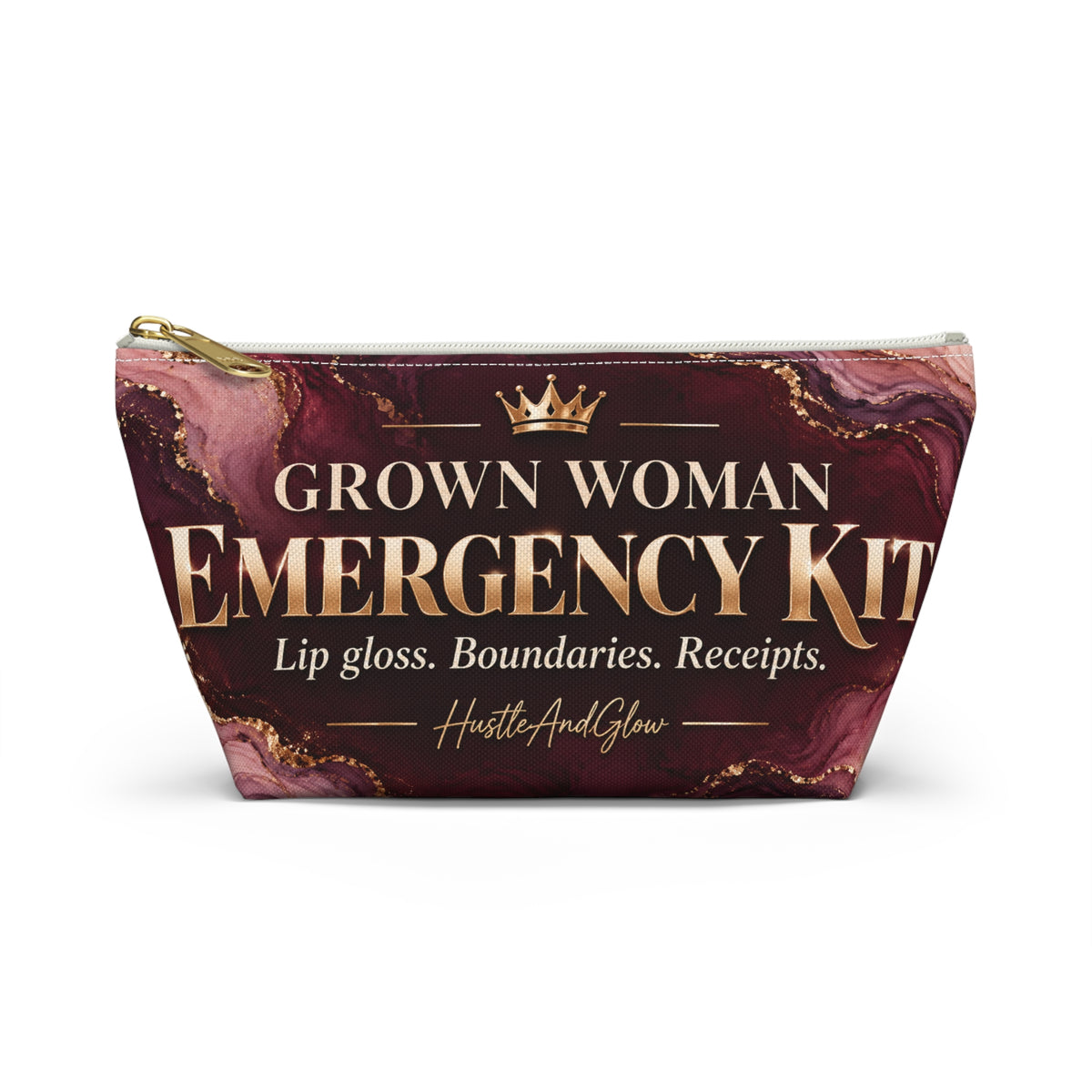 Grown Woman Emergency Kit Accessory Pouch | HustleAndGlow