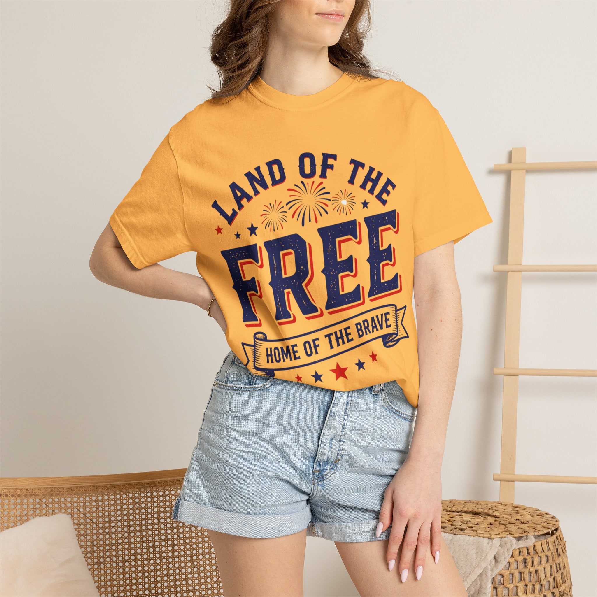 Home of the Free Because of the Brave | Patriotic 4th of July T-Shirt