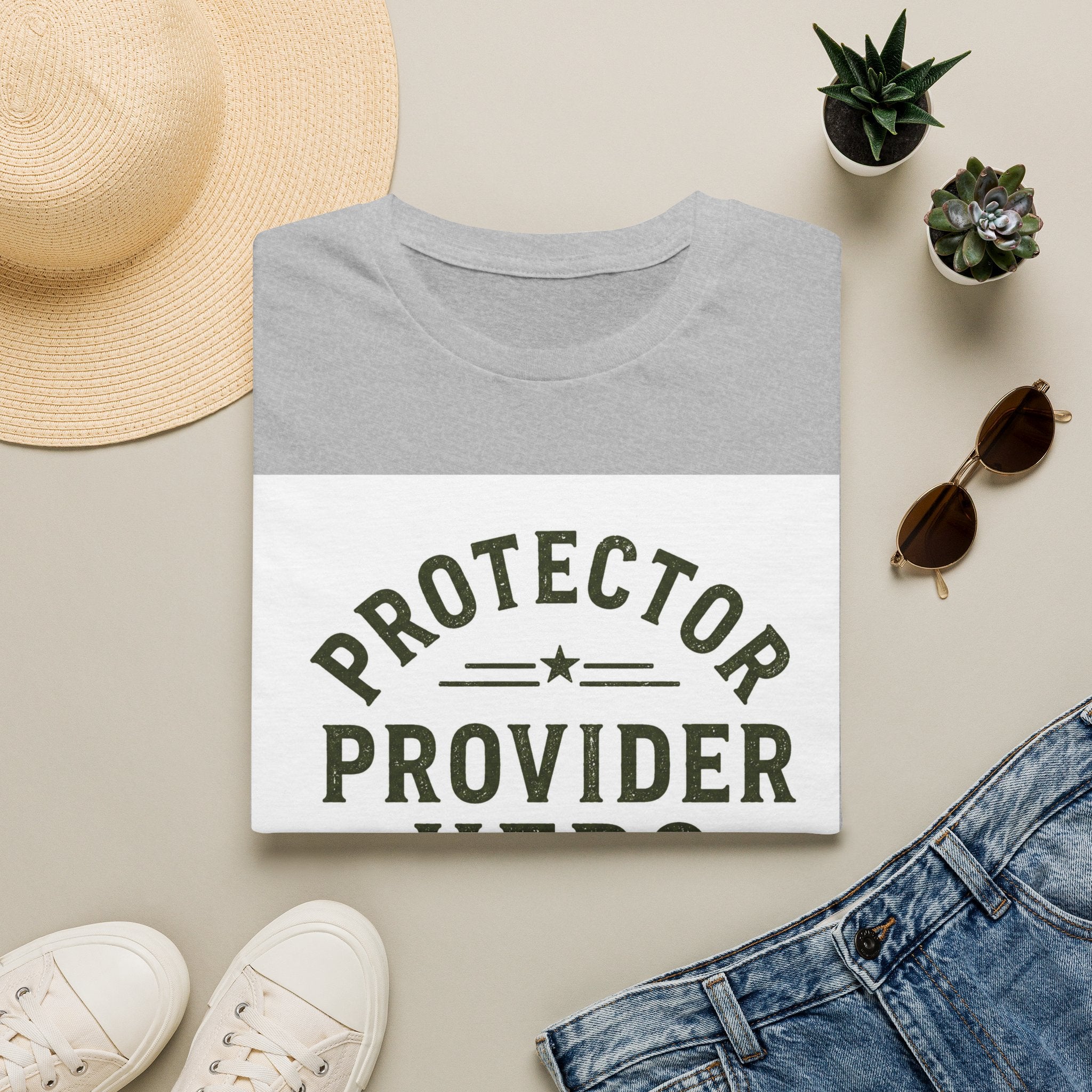 Protector Provider Hero Dad T-Shirt — Father's Day Gift Tee