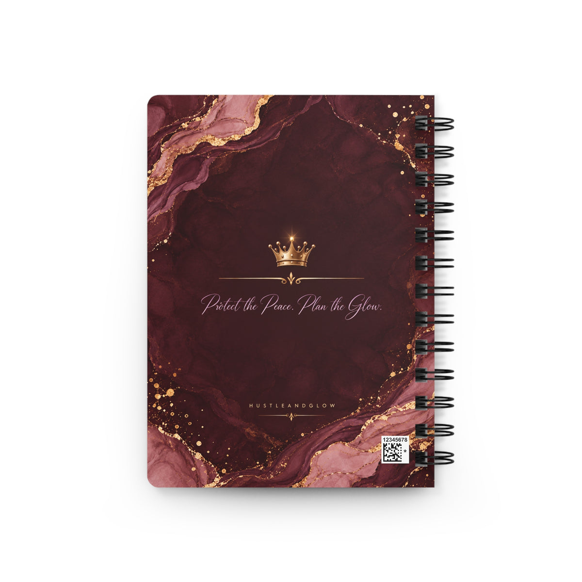 Protect the Peace Spiral Journal | Plan the Glow | HustleAndGlow