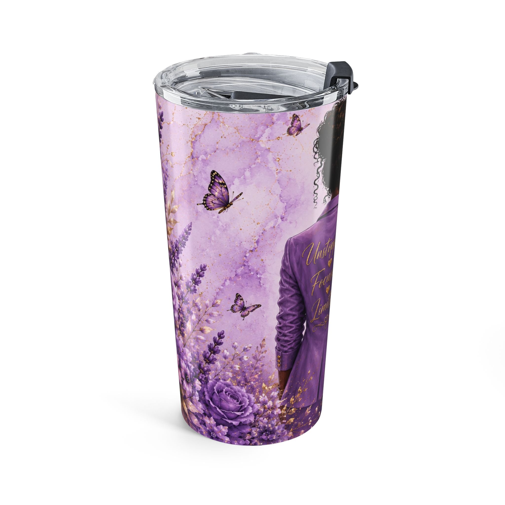 Unstoppable • Focused • Limitless™ 20 oz Skinny Tumbler