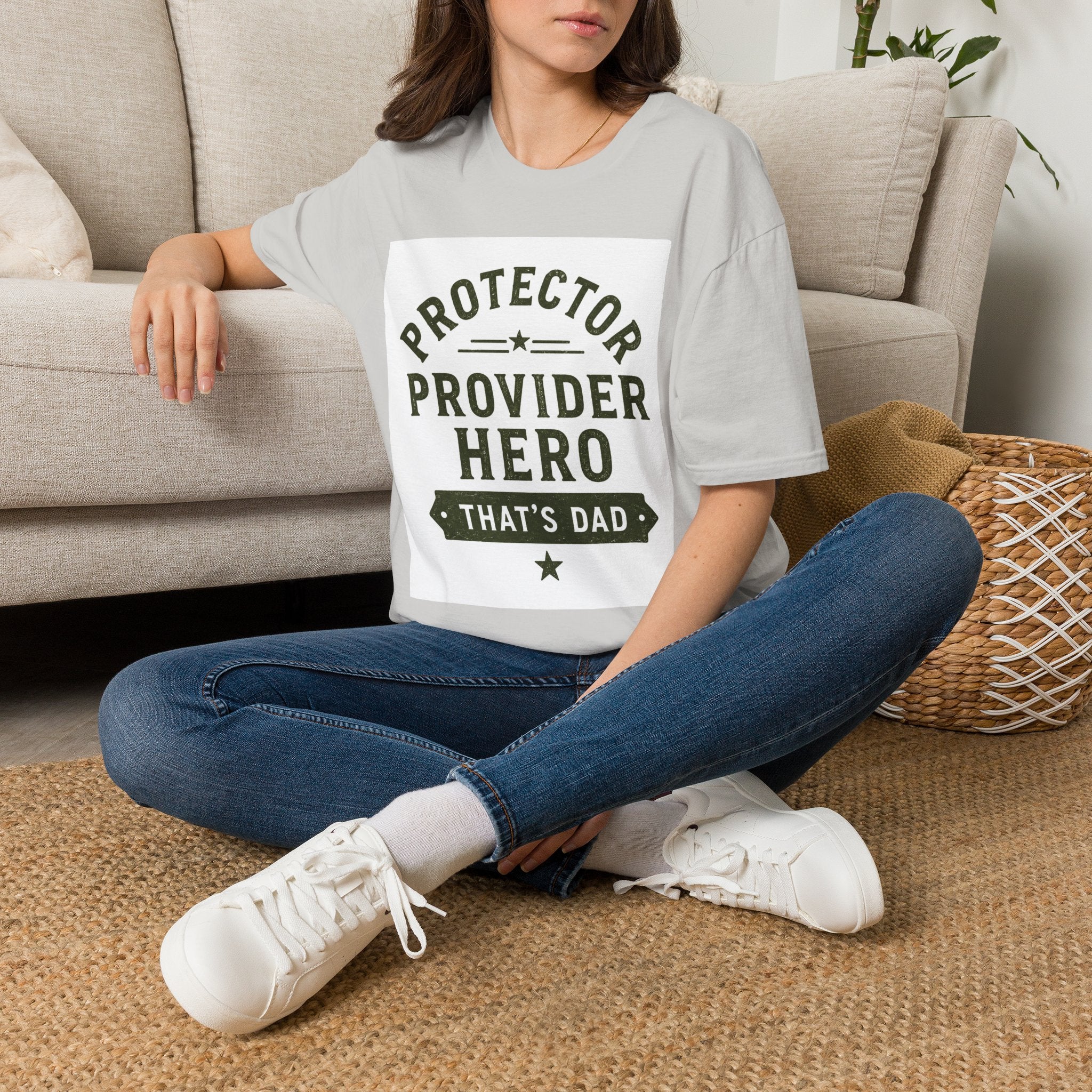 Protector Provider Hero Dad T-Shirt — Father's Day Gift Tee