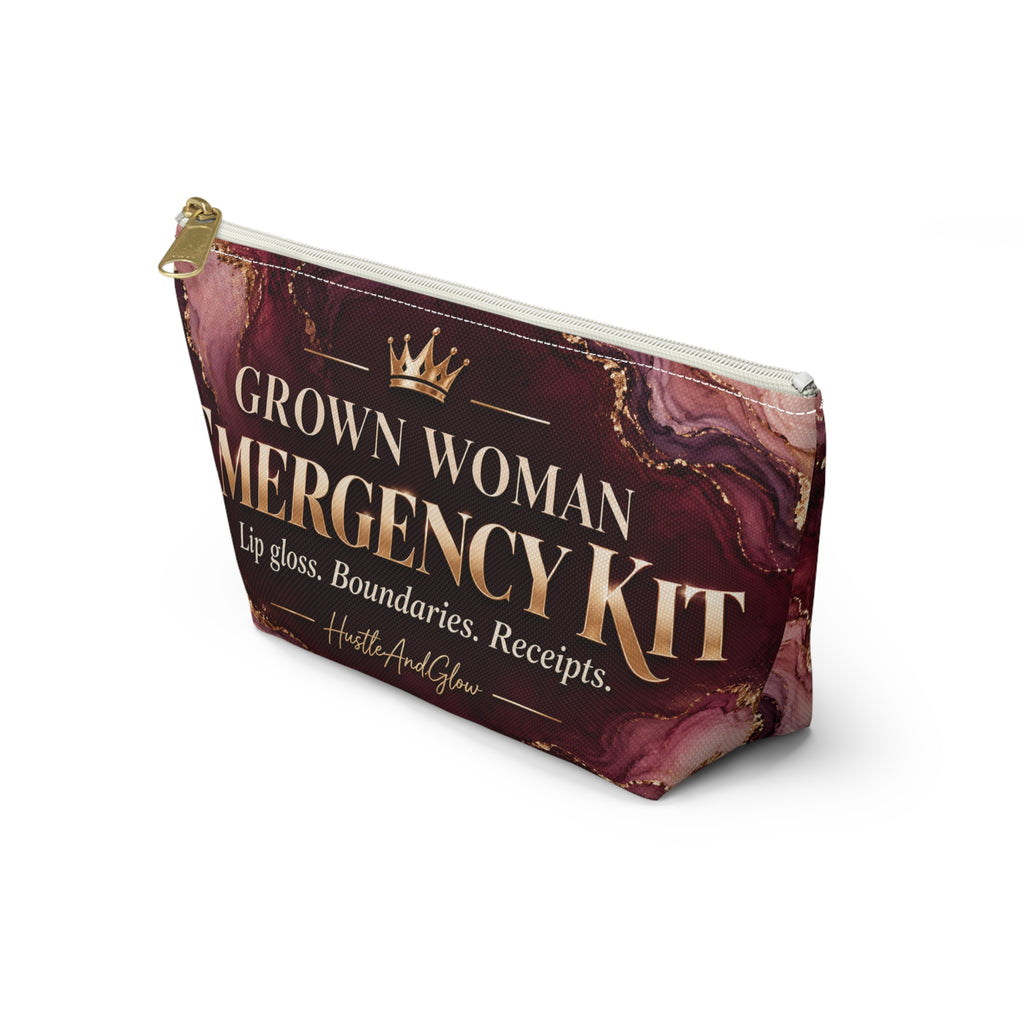 Grown Woman Emergency Kit Accessory Pouch | HustleAndGlow