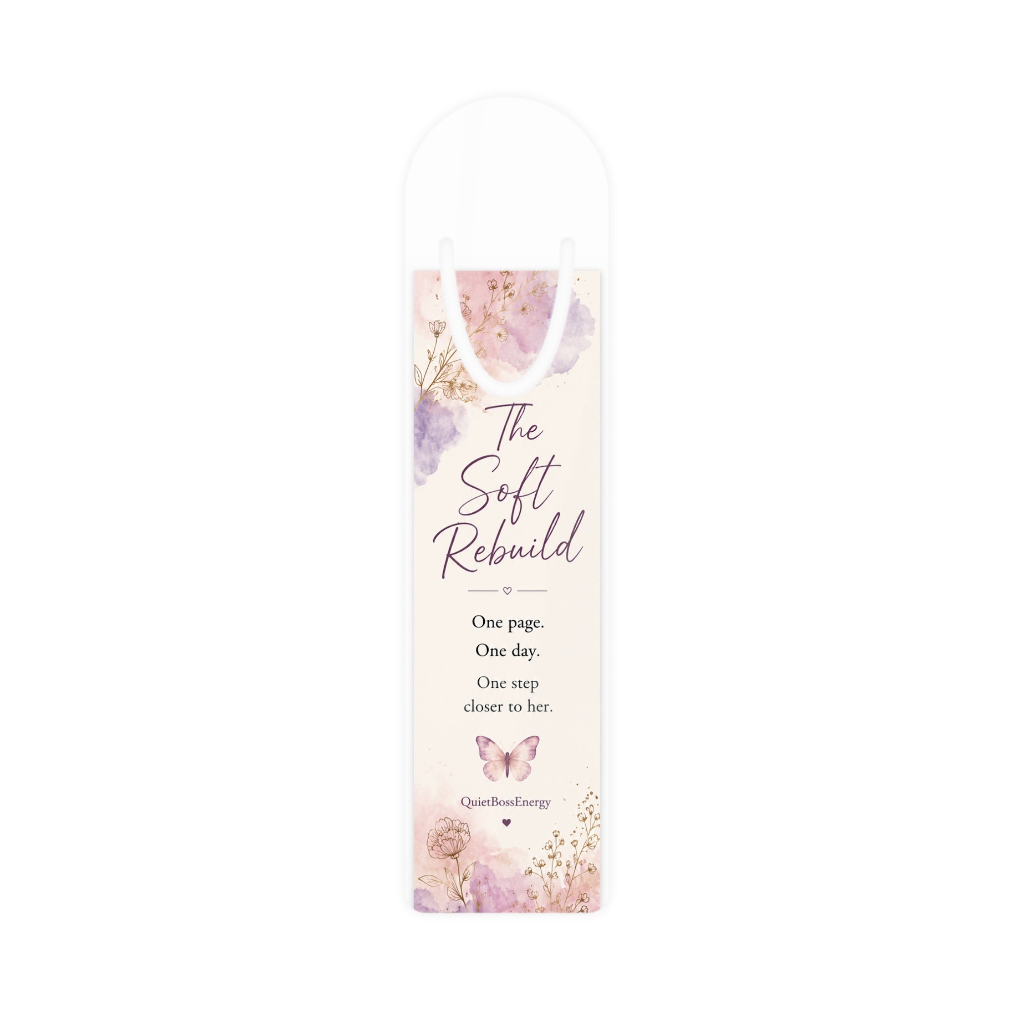 🔖 The Soft Rebuild Metal Bookmark