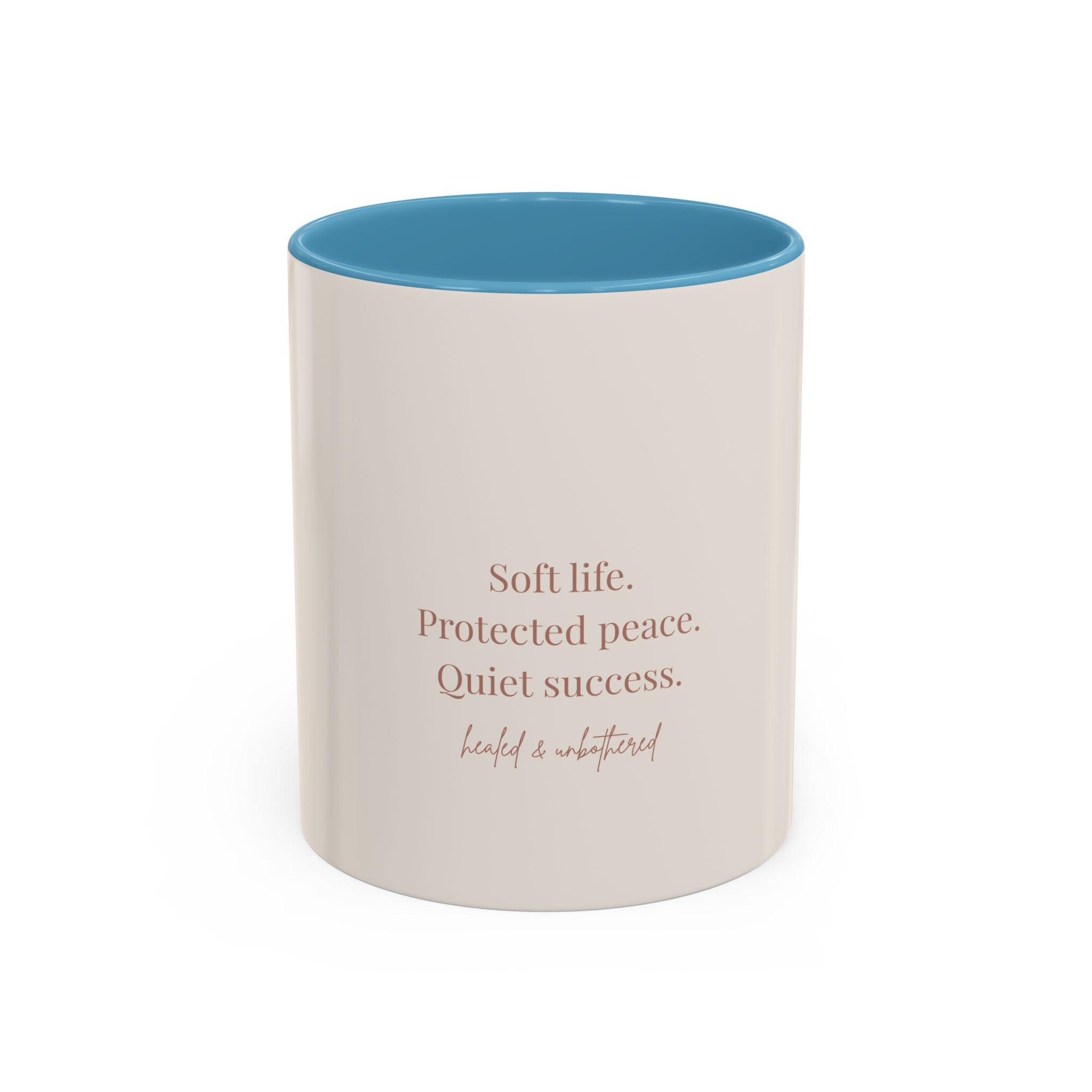Soft Life Affirmation Mug | Feminine Neutral Coffee Cup