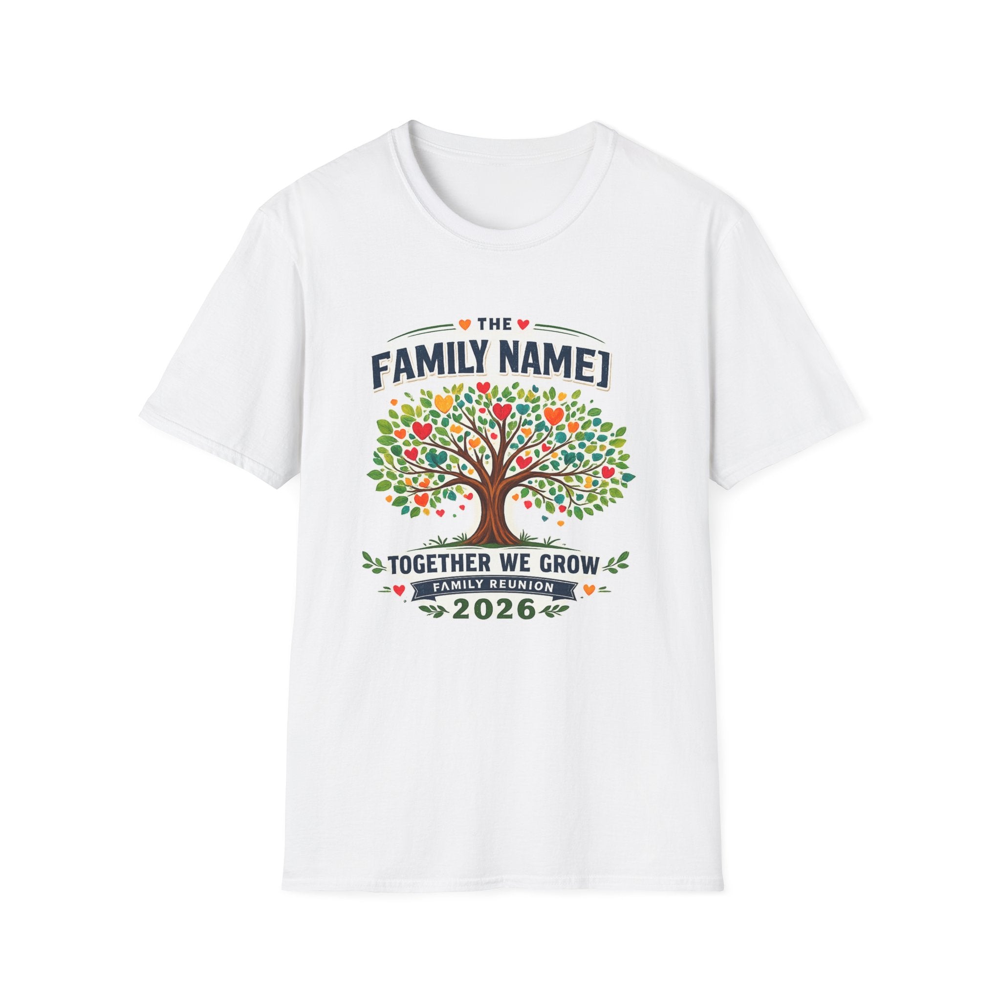 Custom Family Reunion Shirt | Together We Grow Family Tree Tee | Personalized Family Name Reunion 2026 T-Shirt
