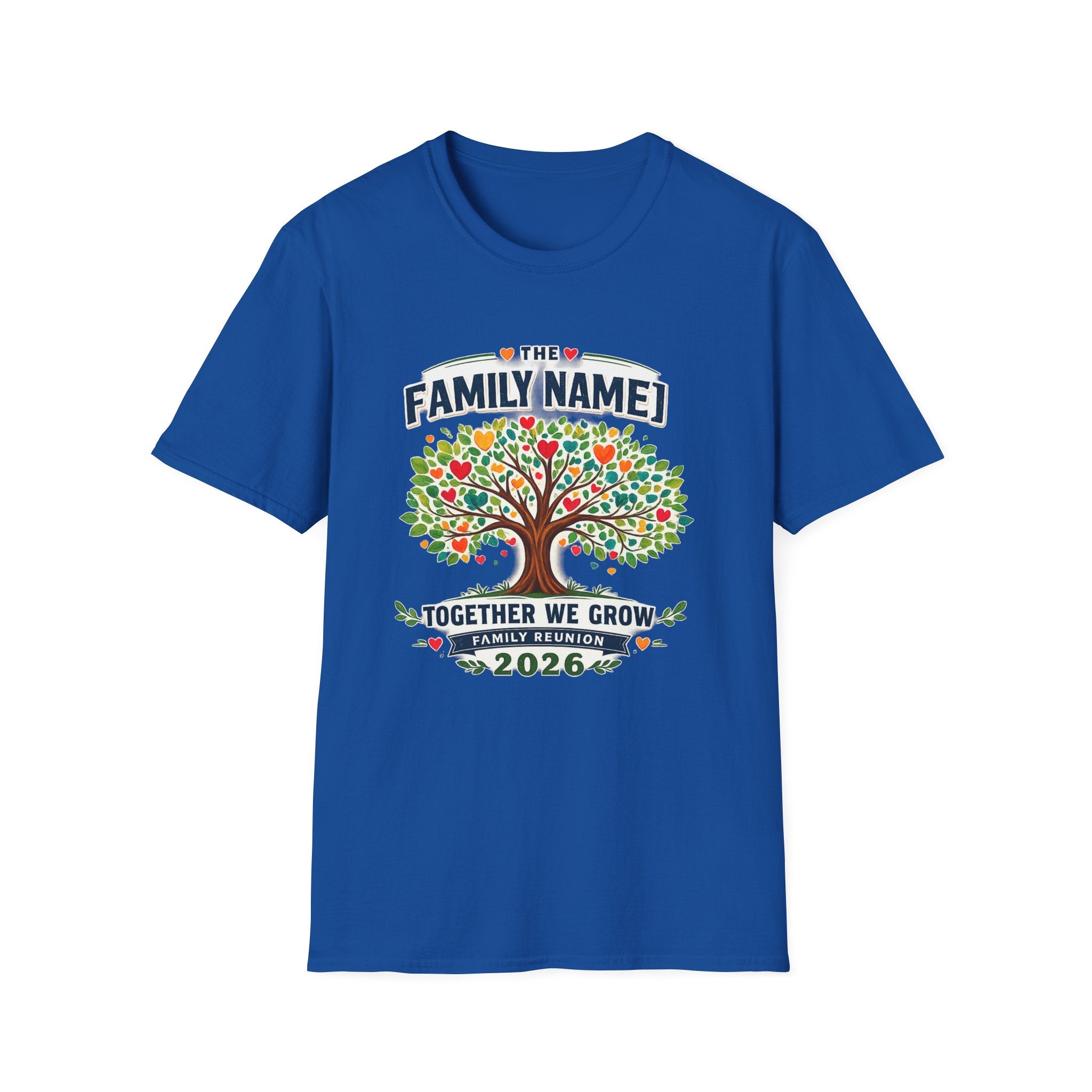Custom Family Reunion Shirt | Together We Grow Family Tree Tee | Personalized Family Name Reunion 2026 T-Shirt