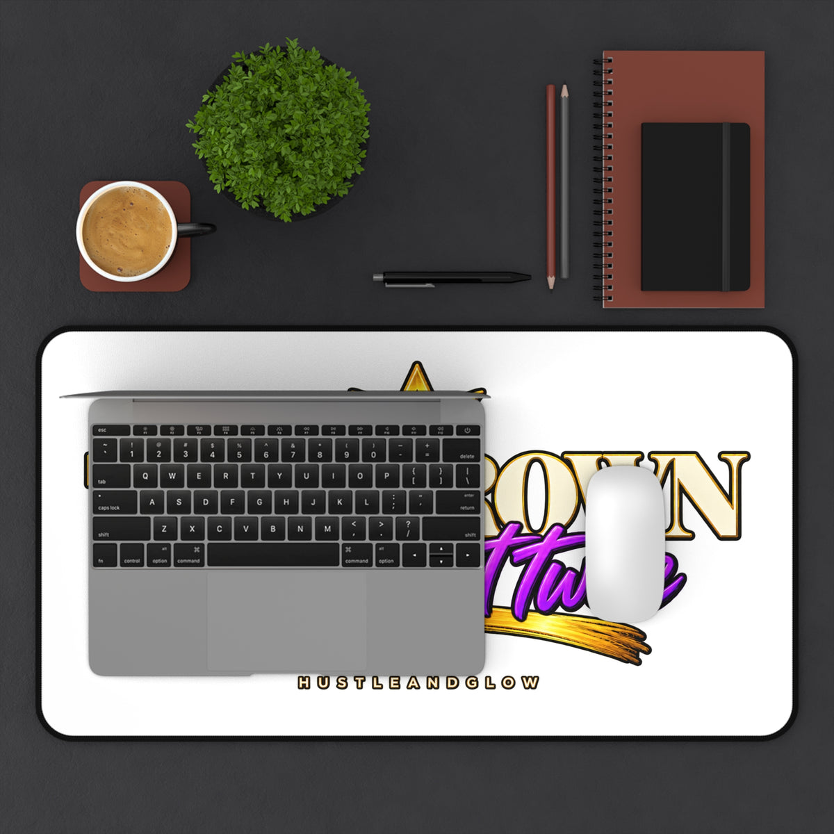 Too Grown to Explain It Twice Desk Mat | HustleAndGlow