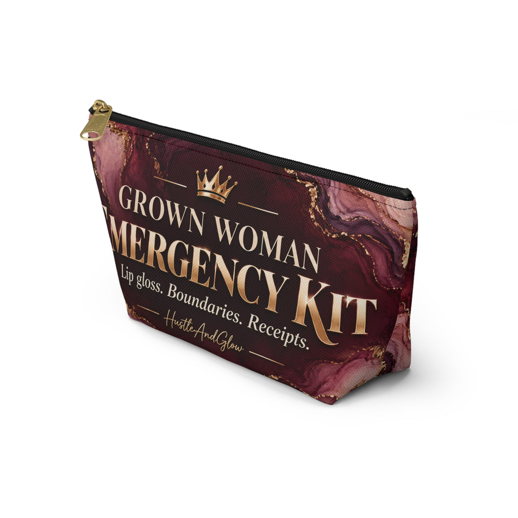 Grown Woman Emergency Kit Accessory Pouch | HustleAndGlow