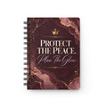 Protect the Peace Spiral Journal | Plan the Glow | HustleAndGlow