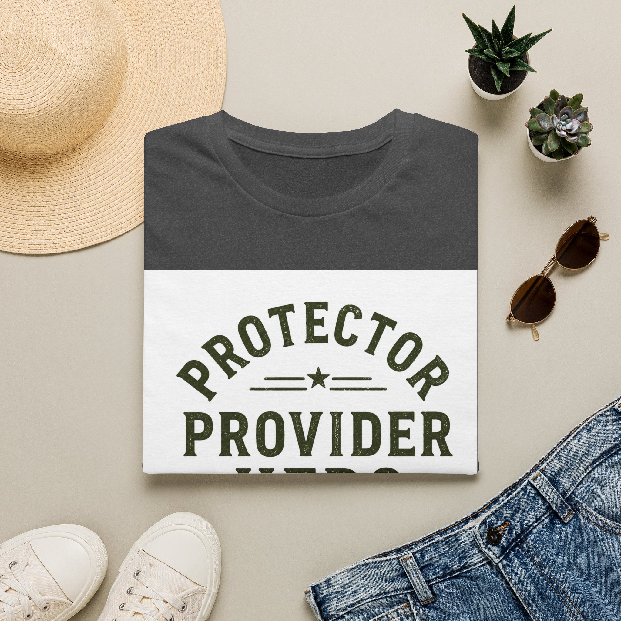 Protector Provider Hero Dad T-Shirt — Father's Day Gift Tee