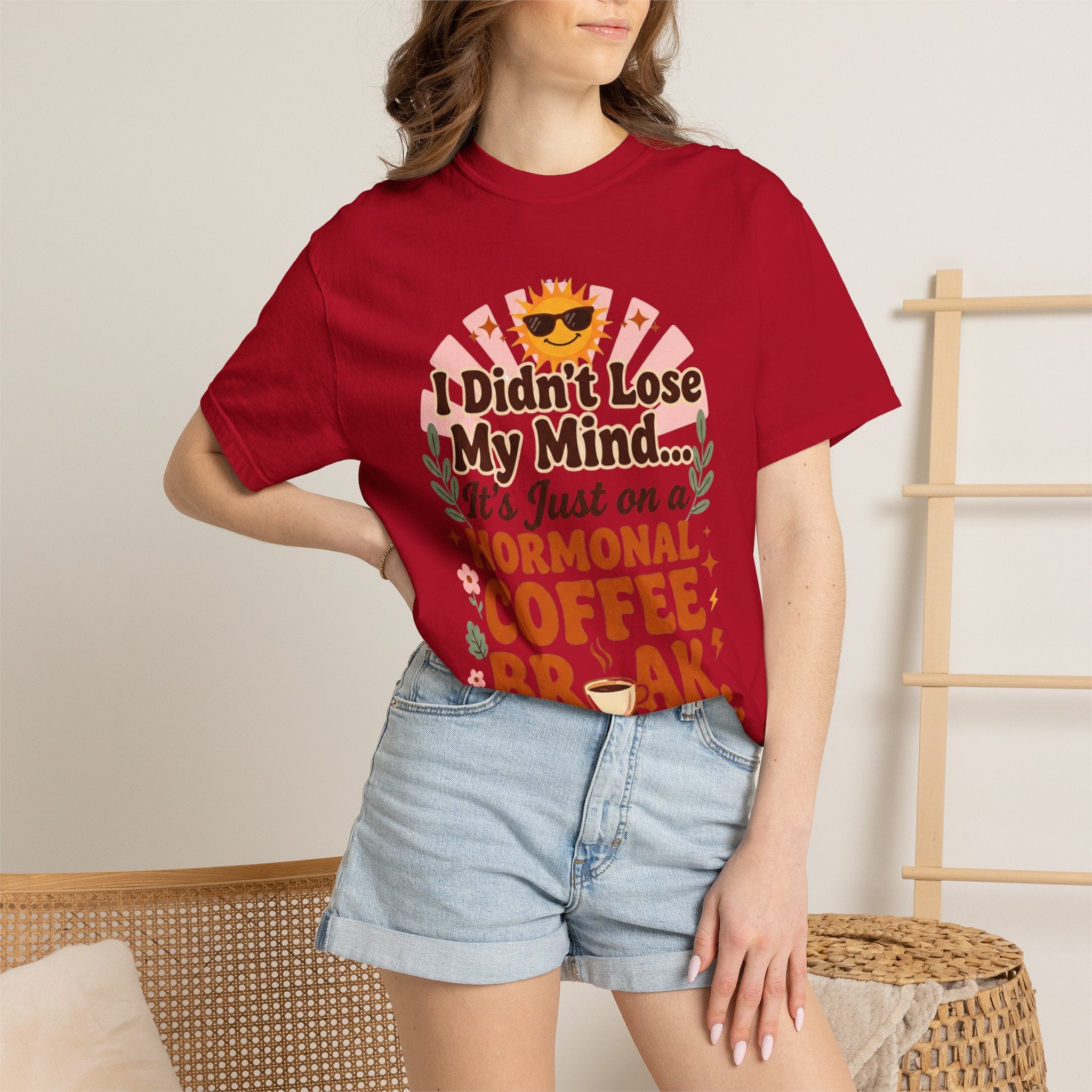 Funny Perimenopause Shirt | I Didn't Lose My Mind… It's Just on a Hormonal Coffee Break | Retro Menopause Tee