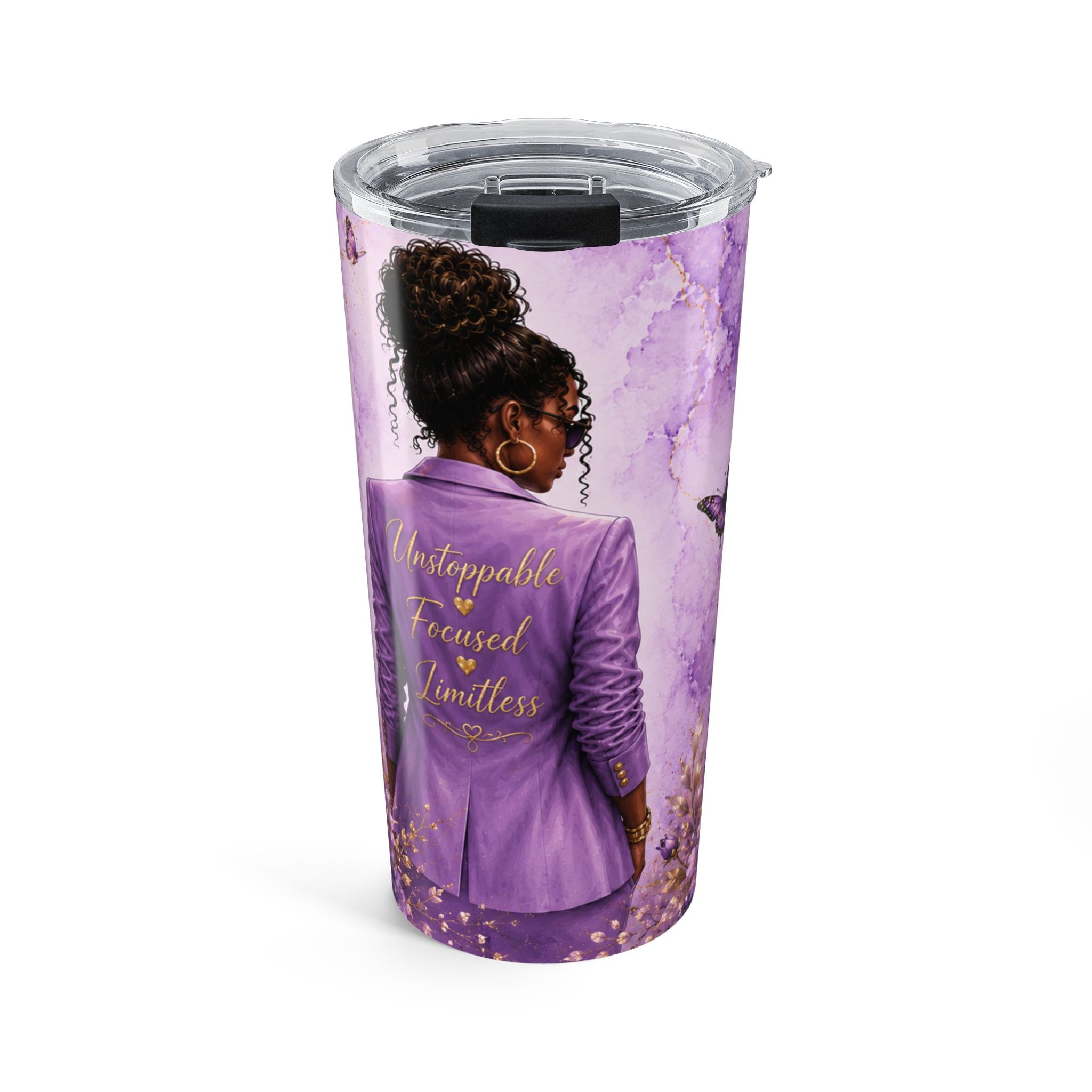 Unstoppable • Focused • Limitless™ 20 oz Skinny Tumbler