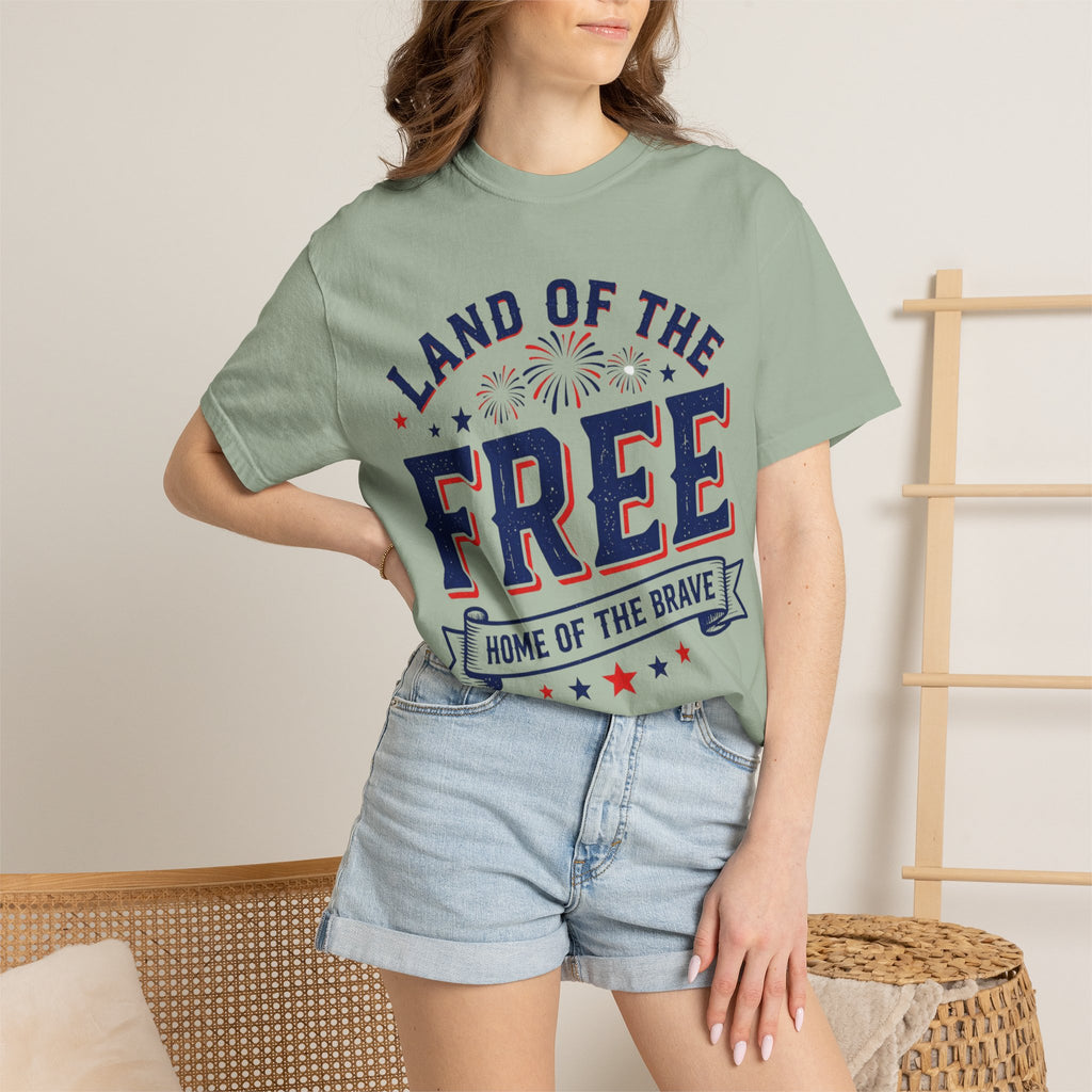 Home of the Free Because of the Brave | Patriotic 4th of July T-Shirt