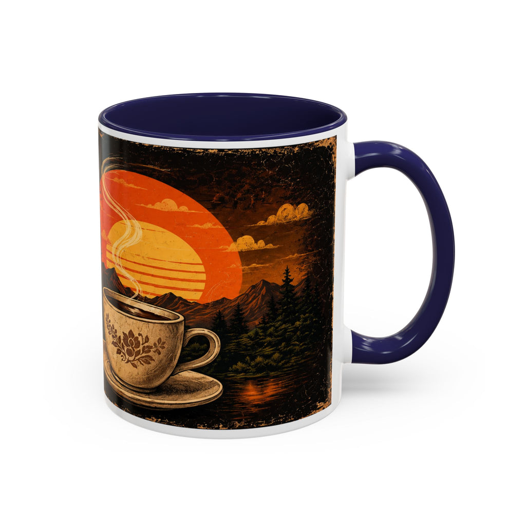 Powered By Hot Flashes and Caffeine Mug | Funny Menopause Coffee Mug | Vintage Retro Gift for Women