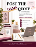 POST THE DAMN QUOTE — 90-Day Quote Page Content Workbook